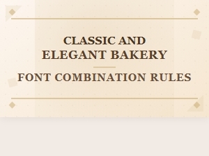 Mastering Font Pairings for an Elegant Bakery